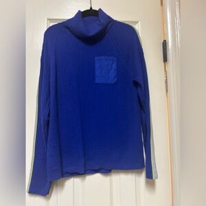 Talbots Cobalt Blue Turtleneck Sweater